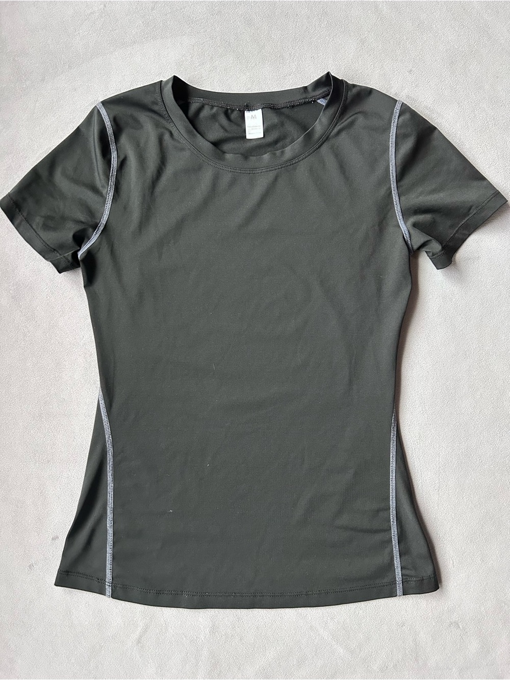 Fitted Athletic Tee ~ Women’s Size Medium ~ Black